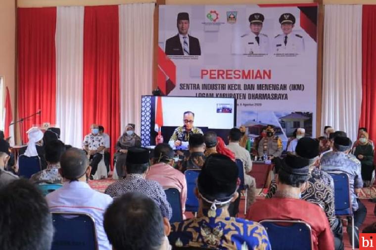 Menteri Perindustrian RI Resmikan Sentra IKM Logam Dharmasraya, Satu satunya di Sumatera