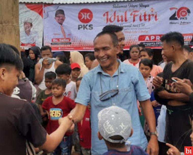 Meriahkan Idul Fitri 1443 H, Aprial dan Warga Bombay Gelar Acara Kearifan Lokal