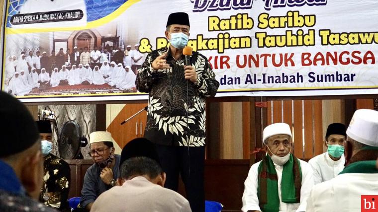 Momentum Maulid Nabi, Nasrul Abit Minta Anak Muda Sumbar Rajin Datangi Masjid