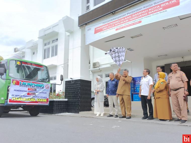 MoU Penanganan Sampah, Pemko Solok Manfaatkan Aplikasi Nabuang Sarok Semen Padang