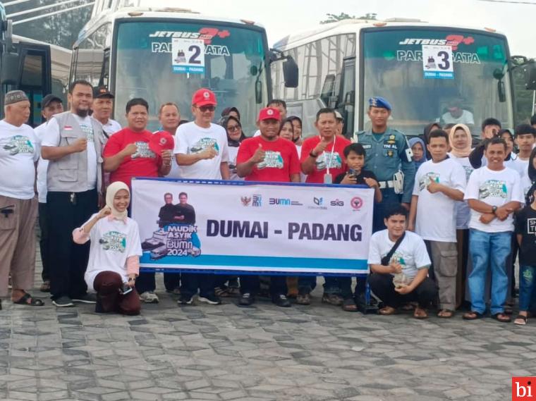 Mudik Gratis Safari Ramadan BUMN 2024 Disambut Antusias Perantau Minang di Dumai