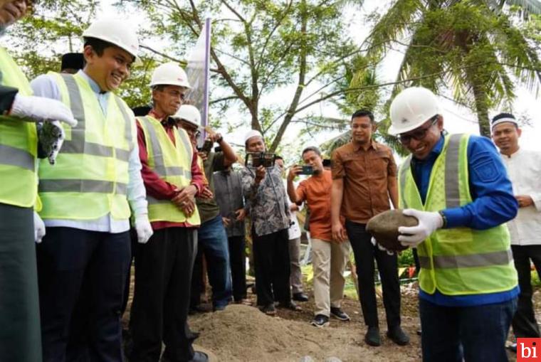 MUI Bakal Miliki Gedung Sekretariat, Bupati Eka Putra Letakkan Batu Pertama