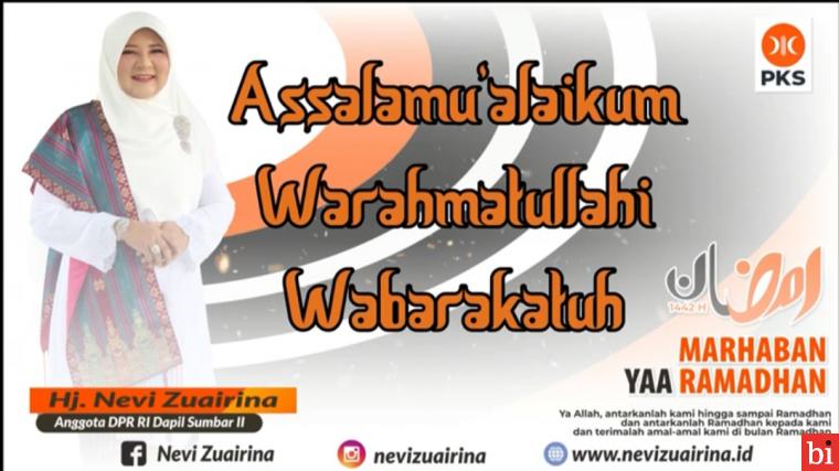 Nevi Zuairina Ajak Masyarakat Hidupkan Ramadhan, Berburu Keberkahan di Bulan Nan Istimewa