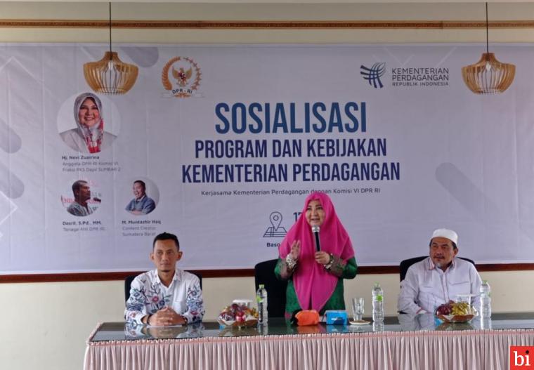 Nevi Zuairina Bicara Pada Sosialisasi Program dan Kebijakan Kemendag: Pemerintah Merespon...