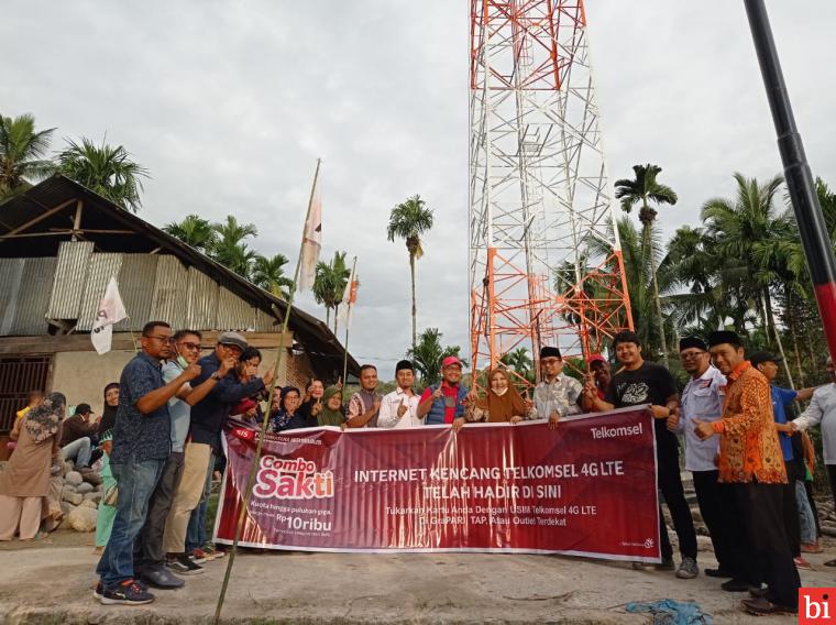 Nevi Zuairina Komisi Tinjau dan Mendukung Pembangunan Tower Telkomsel di Kecamatan Bonjol...