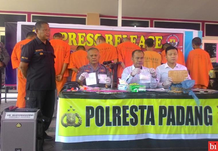 Operasi Antik - Singgalang 2020, Polresta Padang Ungkap 20 Kasus Dari 29 Tersangka