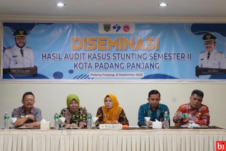 Padang Panjang Pertama Selesaikan Audit Kasus Stunting 2023 di Sumbar