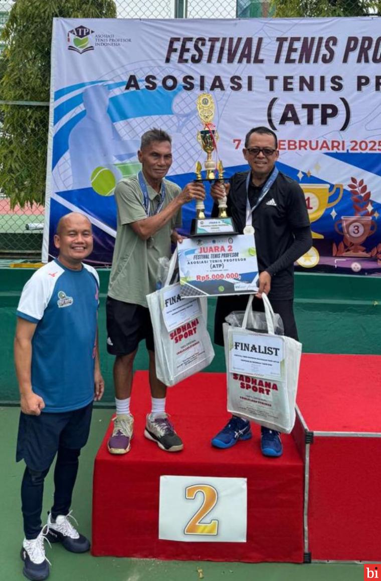 Pasangan Ganda Tenis UNP Raih Runner-Up di Kejuaraan Nasional ATPI 2025