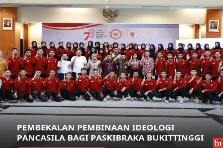 Paskibraka Kota Bukittinggi  Kunjungan ke Badan Pembinaan Ideologi Pancasila