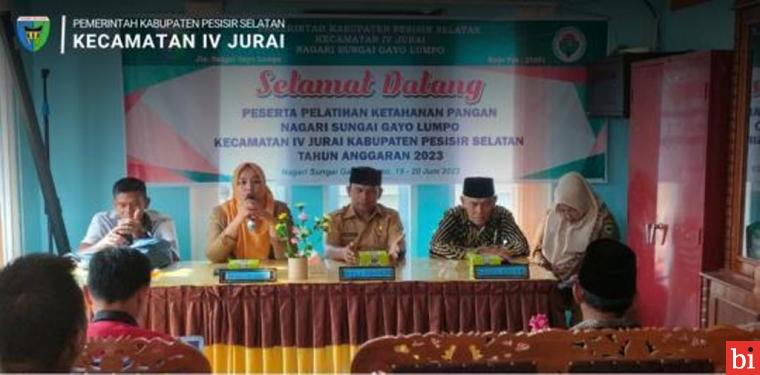 Pelatihan Pembuatan Pupuk Kompos di Nagari Sei Gayo Lumpo