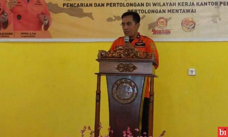 Pelatihan Potensi SAR MFR Ditutup Kepala SAR Mentawai