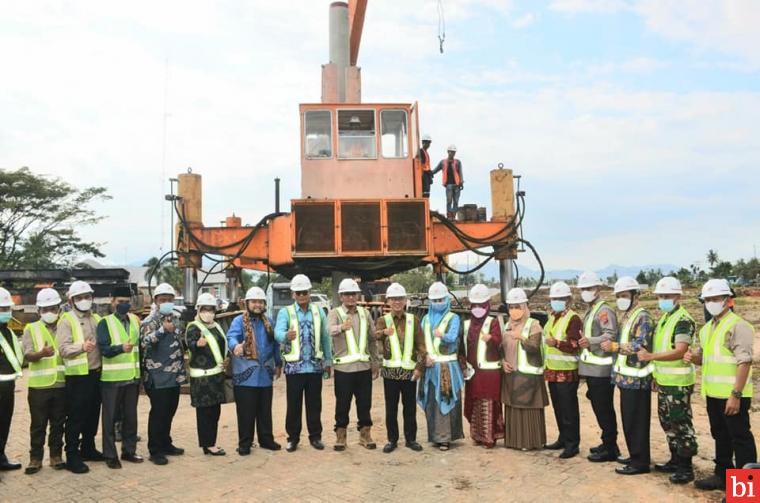 Pembangunan Kantor DPRD Kota Padang Dimulai, Wako : DPRD dan Pemko Semakin Dekat