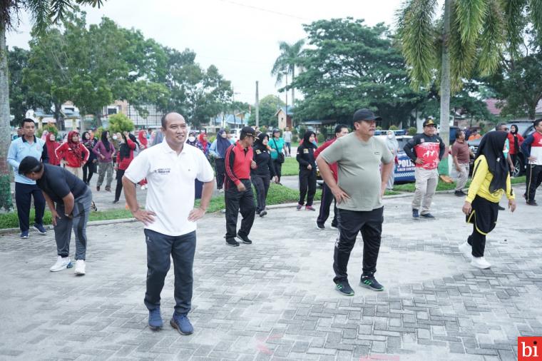 Pemerintah Kabupaten Asahan Gelar Senam Massal