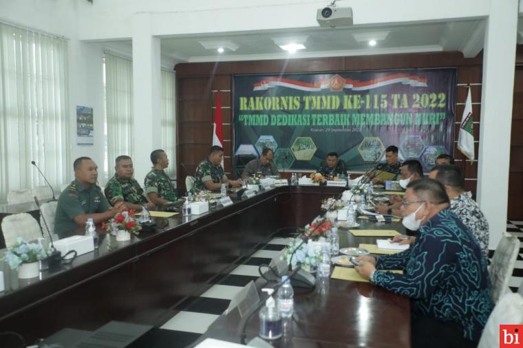 Pemerintah Kabupaten Asahan Ikuti Rakornis TMMD ke-115 Secara Virtual