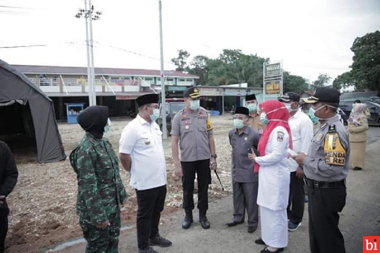 Pemkab Dharmasraya Perkuat Langkah Pencegahan Covid-19 di Wilayah Perbatasan