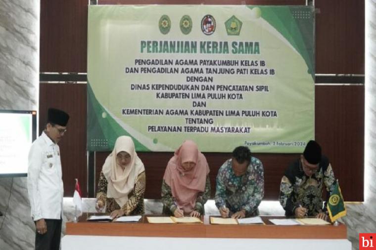 Pemkab Limapuluh Kota Jalin Kerja Sama dengan Pengadilan Agama dan Kementerian Agama