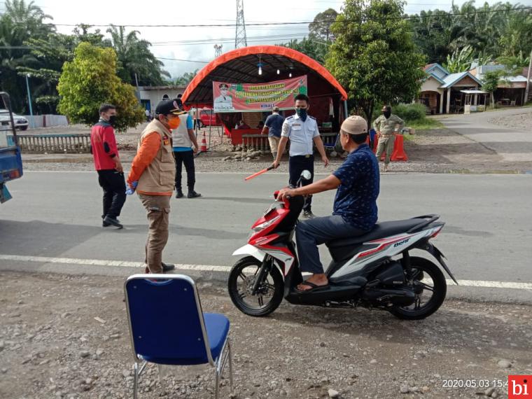 Pemkab Perketat Perbatasan Pintu Keluar Masuk Pasaman Barat