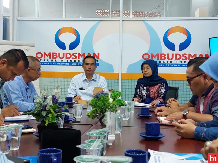 Pemkab Solok Koordinasi ke Ombudsman Sumbar untuk Bidik 10 Besar Nasional Pelayanan Publik