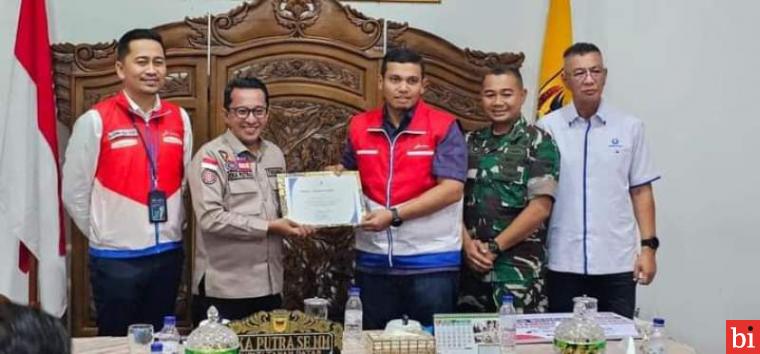 Pemkab Tanah Datar Terima Bantuan 14 Ribu Liter Dexlite dari Pertamina