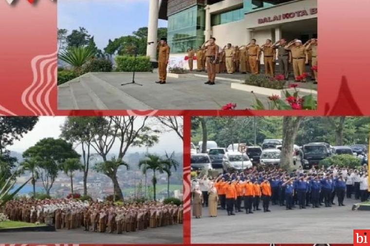 Pemko Bukittinggi Gelar Apel Gabungan, Sekda Minta tingkatkan Semangat Juang ASN