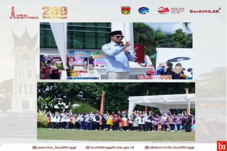 Pemko Bukittinggi Gelar Jambore Kader Posyandu Tahun 2023