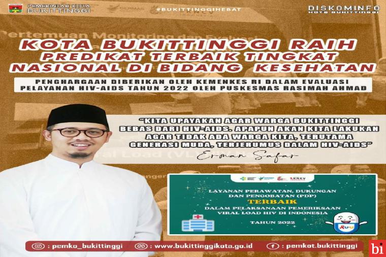 Pemko Bukittinggi Kembali  Raih Penghargaan Nasional Di Bidang Kesehatan