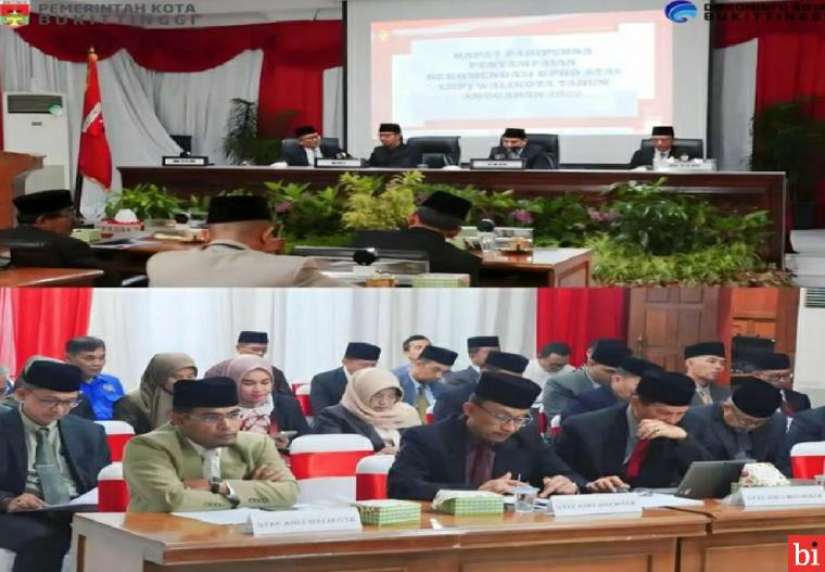 Pemko Bukittinggi Terima Rekomendasi LKPJ Wako Tahun 2022