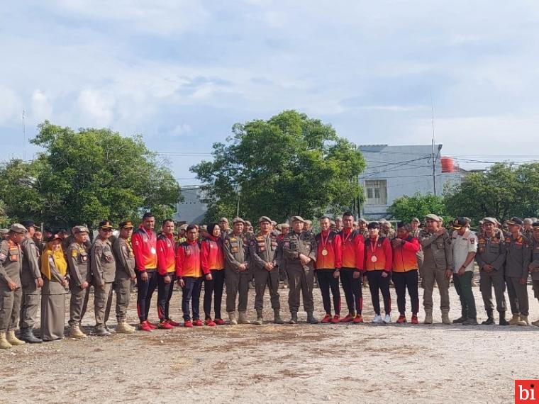 Pemko Padang Akan Berikan Bonus untuk Personel Satpol PP Peraih Medali di PON XXI...