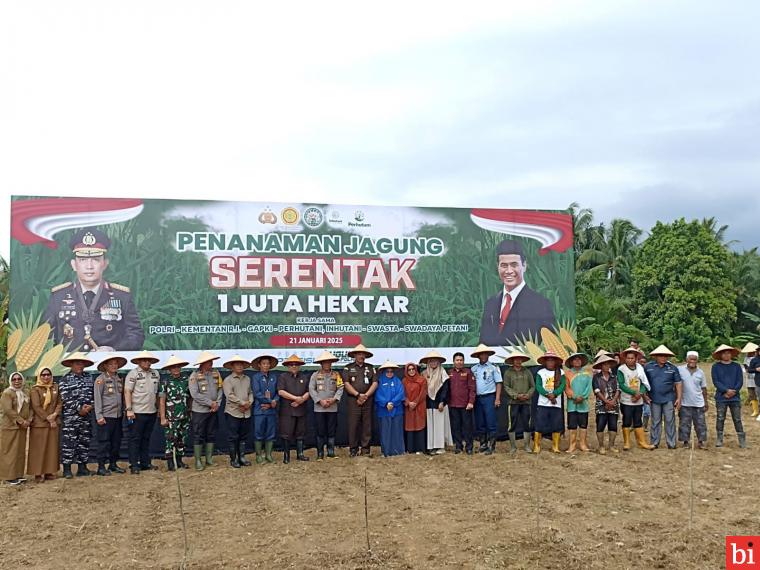 Pemko Padang Dukung Swasembada Pangan Lewat Penanaman Jagung Serentak 1 Juta Hektare