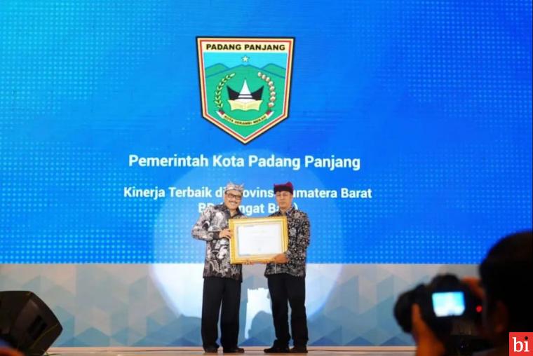 Pemko Terima Penghargaan Nilai Pengawasan Kearsipan Kategori Sangat Baik