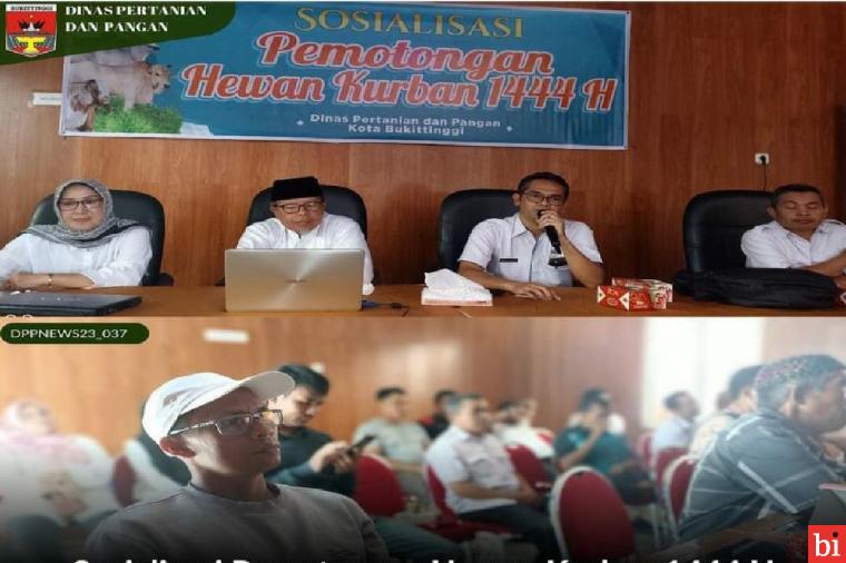 Pemotongan Hewan Kurban 1444 H Disosialisasikan Pemko Bukittinggi