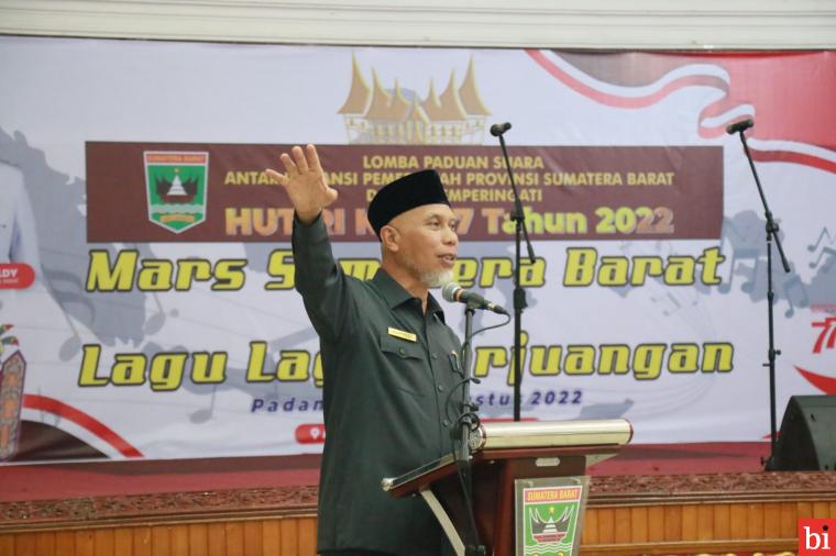 Pemprov Sumbar Gelar Lomba Paduan Suara Antar OPD