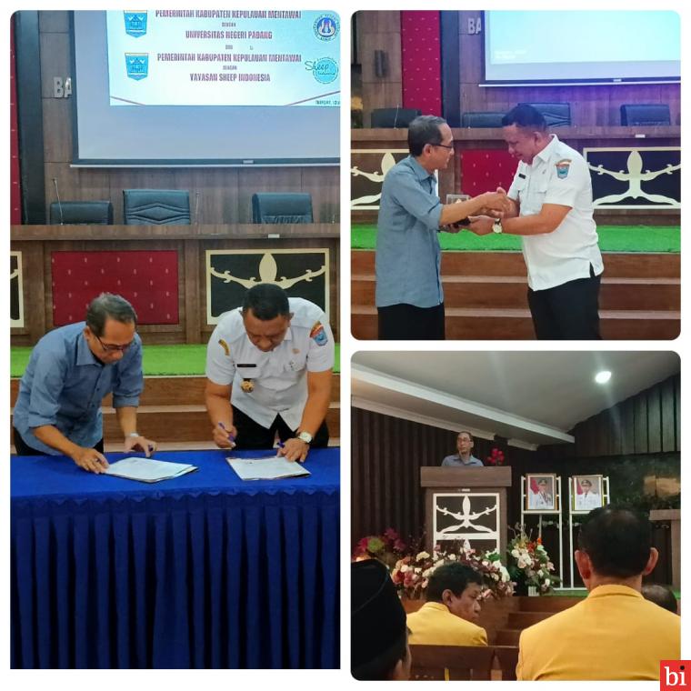 Penandatanganan MoU Yayasan SHEEP Indonesia dengan Pj Bupati Mentawai, Komitmen Bersama...