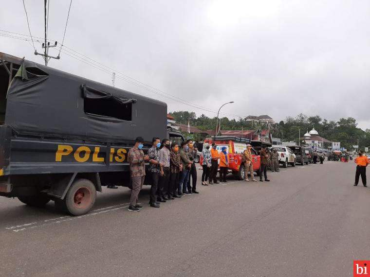 PENCEGAHAN PENYEBARAN COVID-19, Pemkab Sijunjung Rutin Lakukan Patroli Wilayah