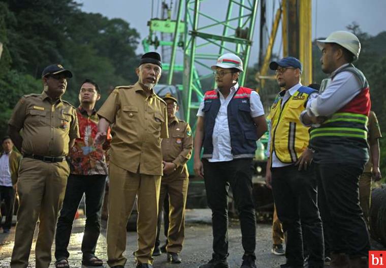 Pengerjaan Jalan Lembah Anai Terus Dikebut, Gubernur Mahyeldi Minta Masyarakat Sabar...