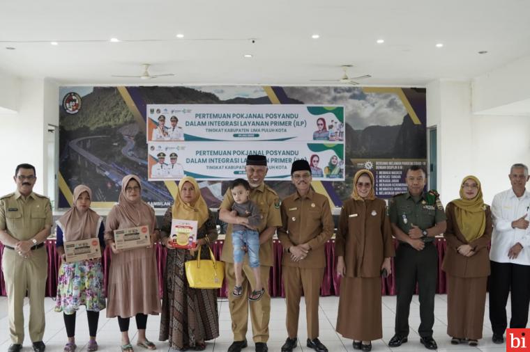 Perdana di Sumatera Barat, Gubernur Mahyeldi Buka Pertemuan Kader Pokjanal Posyandu Liko