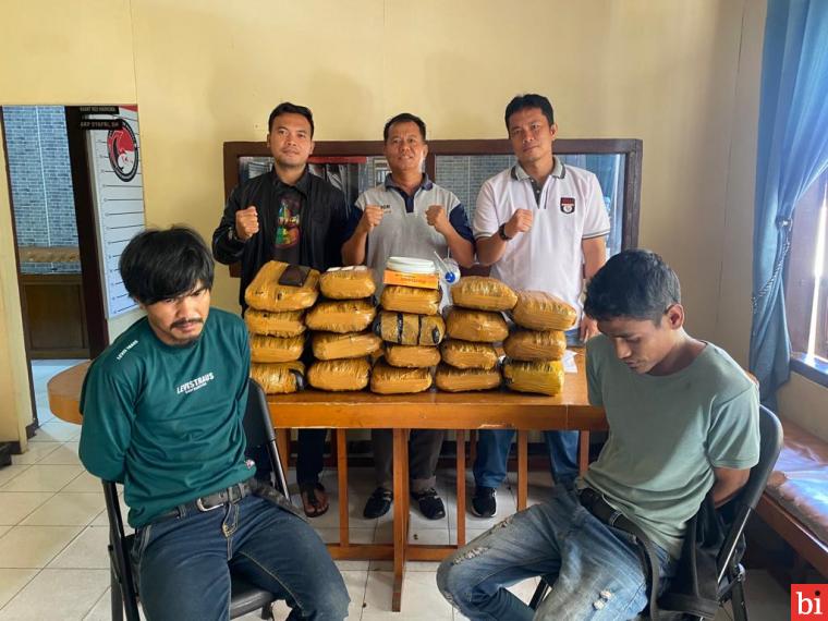 Peredaran 19 Kilogram Ganja Digagal Polresta Bukittinggi, Selamatkan 19.000 Jiwa dari...