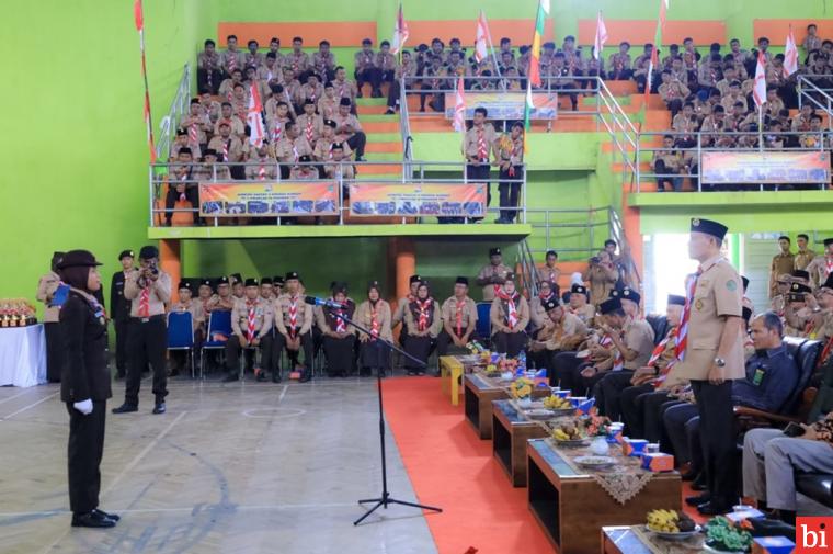 Peringati Hari Pramuka ke-63, Bupati Sabar AS: Kehadiran Pramuka Dapat Ikut Hadir...
