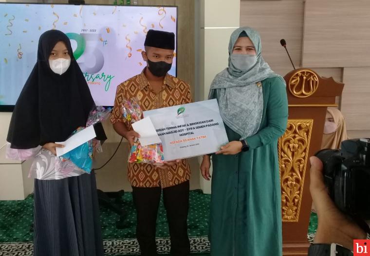 Peringati HUT ke-25, Yayasan Semen Padang Doa Bersama dan Santuni Anak Yatim