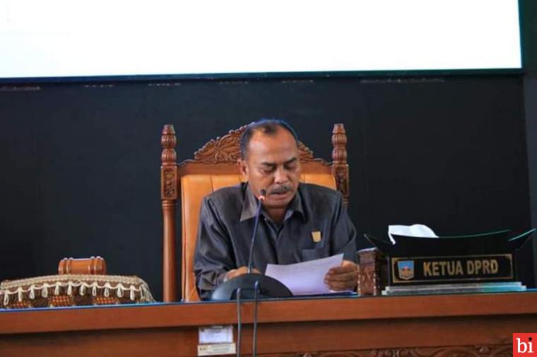 Perubahan AKD Dharmasraya Ditetapkan Melalui Sidang Paripurna DPRD