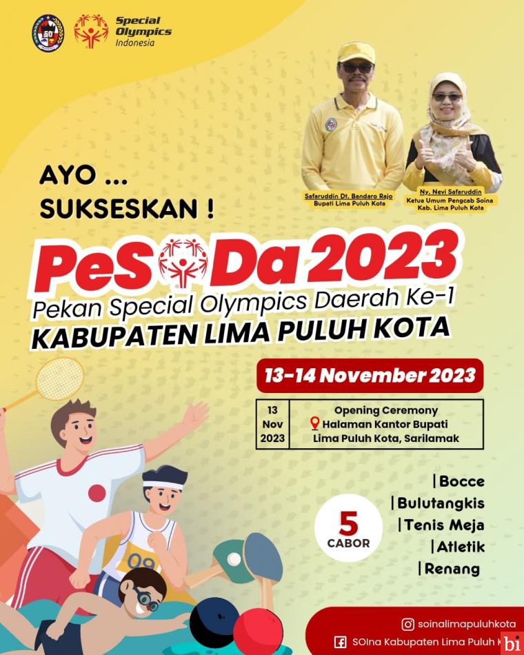 PeSODa Lima Puluh Kota 2023 Segera Digelar, Nevi Safaruddin Ajak Masyarakat Ikut...