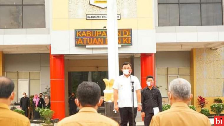 Pimpin Apel Gabungan, Bupati Sutan Riska Warning ASN Beberapa Hal Ini