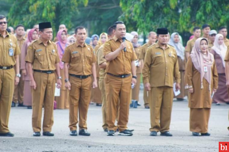 Pimpin Apel Gabungan, Sekda Adlisman Ajak Seluruh OPD Optimalkan Penggunaan APBD Dar