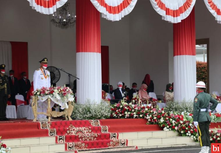 Pimpin Peringatan HUT RI ke-76, Gubernur Sumbar : Sekarang Kita Berjuang Melawan Musuh...