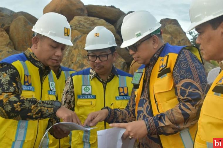 Pj Wako Apresiasi BWS Sumatera V Bangun Sistem Polder di Bantaran Sungai Batang Kandis...