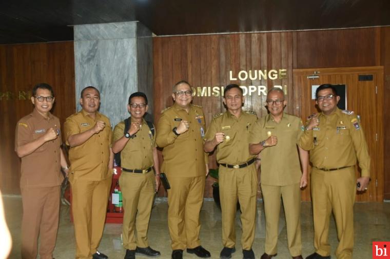 Pj Wali Kota Padang Andree Algamar Hadir RDP bersama Komisi II DPR RI dan Kemendagri