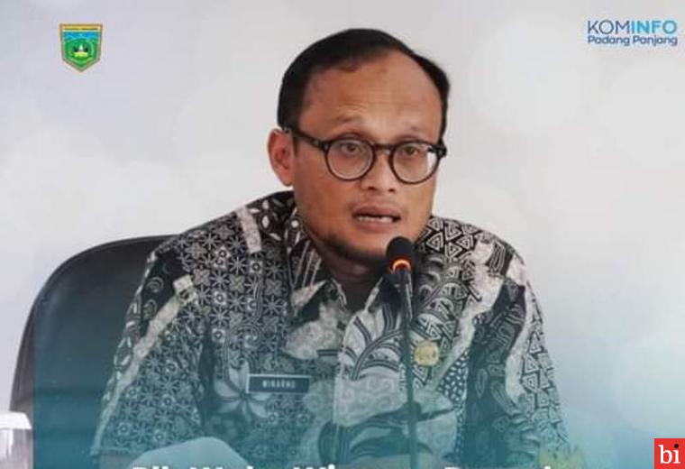 Plh Wako Winarno Paparkan Kondisi Pascabanjir Bandang kepada Kepala BNPB