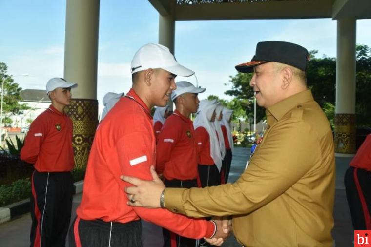 Plh Wali Kota Semangati Paskibraka Agar Mampu Tampil di IKN