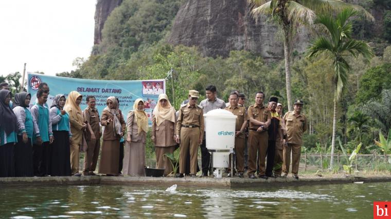 Pokdakan Pincuran Ruyuang Nagari Solok Bio-Bio Tampil di Ajang Provinsi