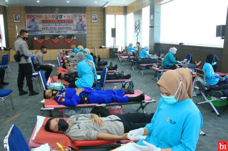 Polda Sumbar Gelar Donor Plasma Konvalesen